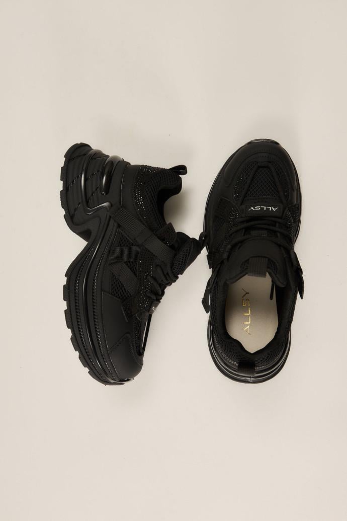 Кросівки жіночі демісезонні ALLSY р. 40 Чорний (195821)