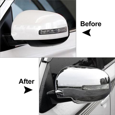 Накладки хром на дзеркала Mitsubishi Outlander 3/XL/ASX/Lancer X 2 шт. (27489984) - фото 5