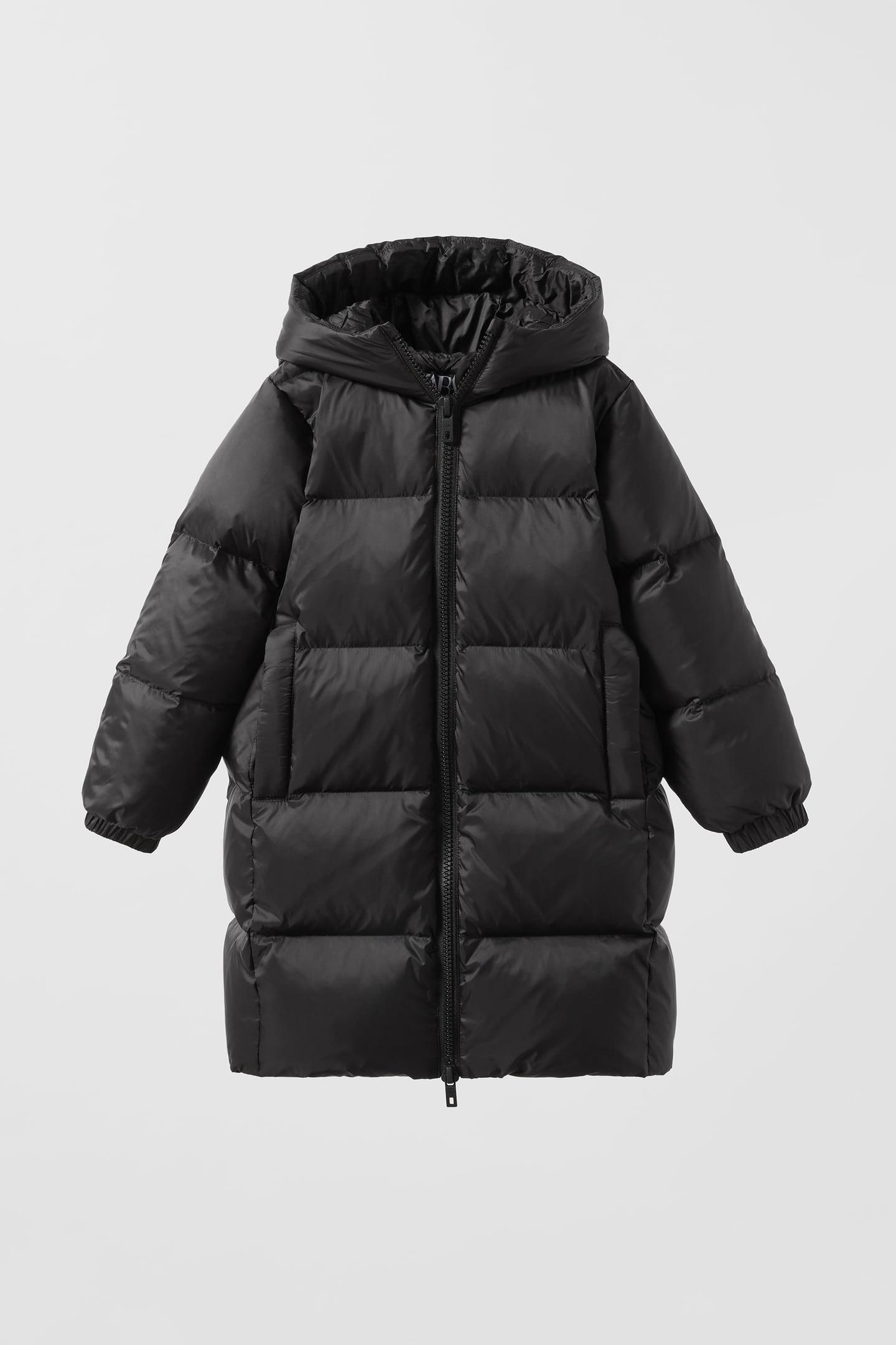 Куртка зимняя для девочки Zara р. 122 Черный (0562721800)
