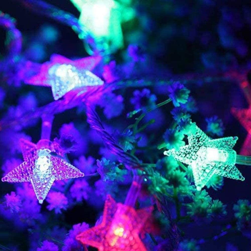 Гирлянда светодиодная Звезда 10 м 300 LED RGB Белый (1857952792)