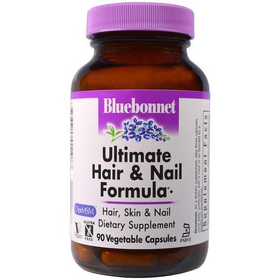 Комплекс для кожи, волос и ногтей Bluebonnet Nutrition Ultimate Hair & Nail Formula 90 Veg Caps - фото 1