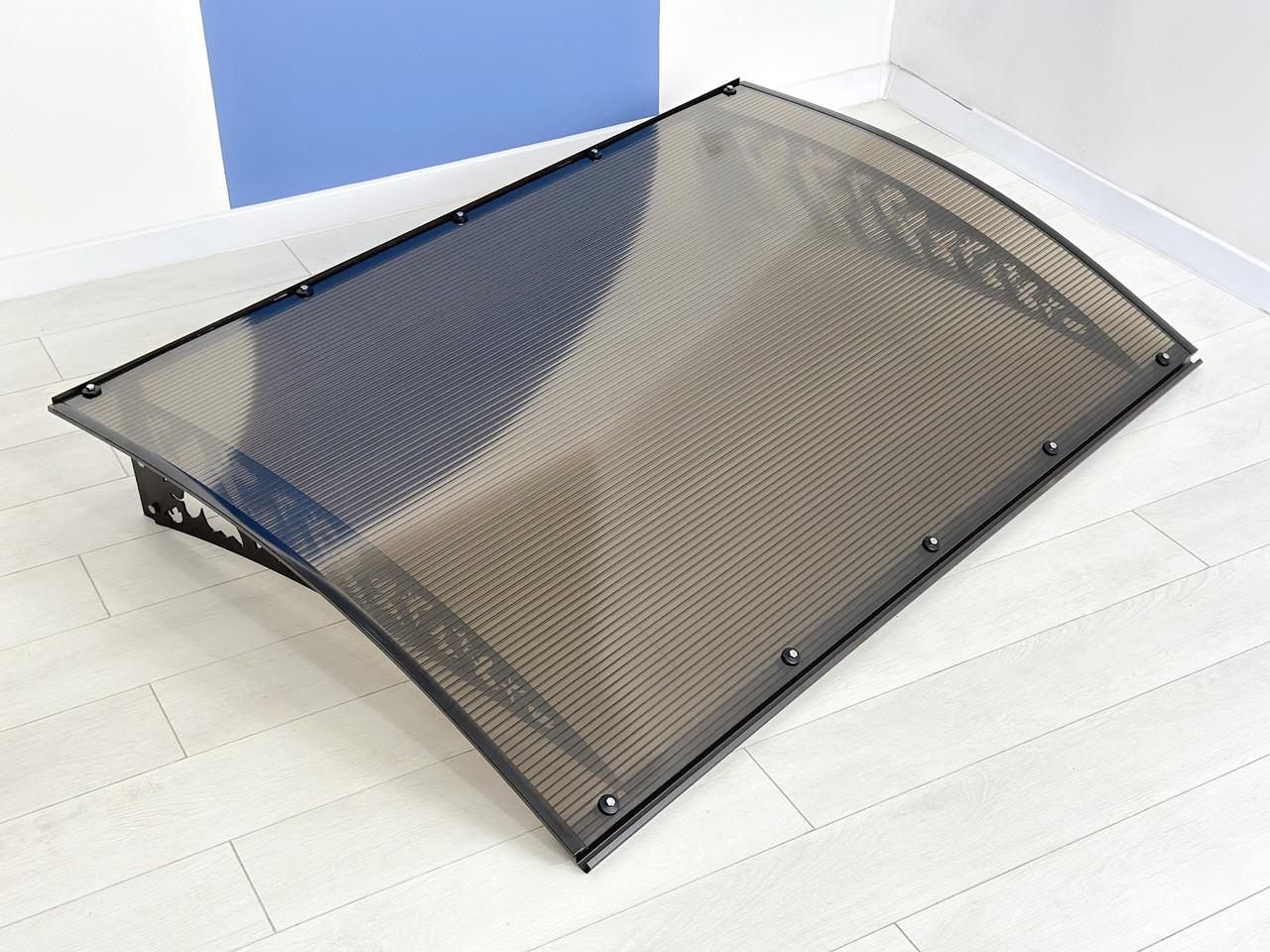 Навес-козырек Prime Бабочки сотовый поликарбонат 8 мм 150х100 см (2042408) - фото 5