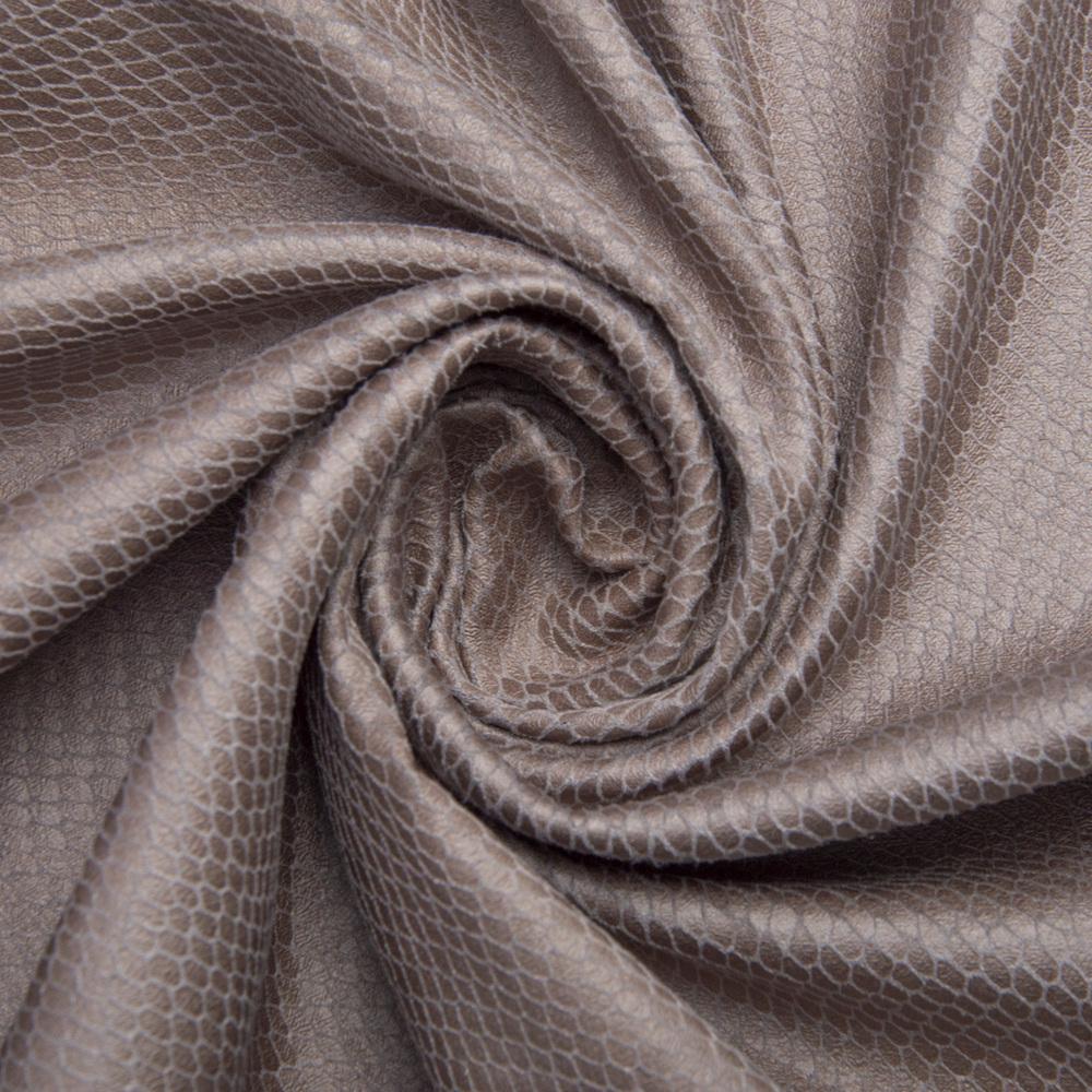 Ткань трикотаж замша Рептилия Серый (23399)