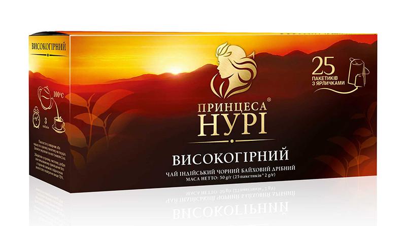 Чай Принцесса Нури Черный 25 пакетов