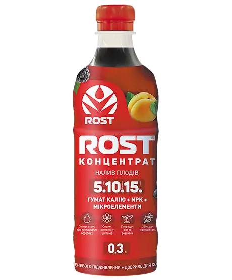 Добриво органо-мінеральне ROST концентрат калійне 5/10/15 0,3 л (383)