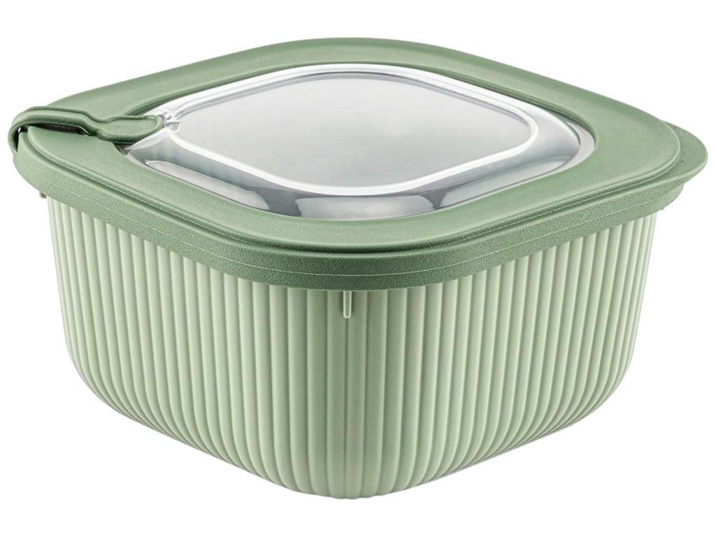 Контейнер Idea Home 00683 Line Box MIX 1,8 л Зеленый (MLM-00683)