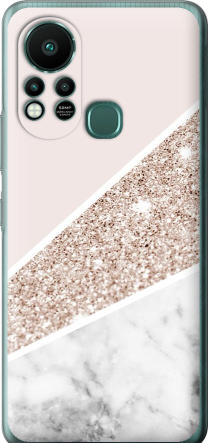 Чехол на Infinix Hot 11S Пастельный мрамор (4342u-2757-42517)