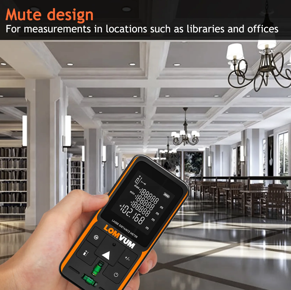 Лазерний далекомір LOMVUM M50 50 м - фото 7 Лазерний далекомір LOMVUM M50 50 м - фото 7