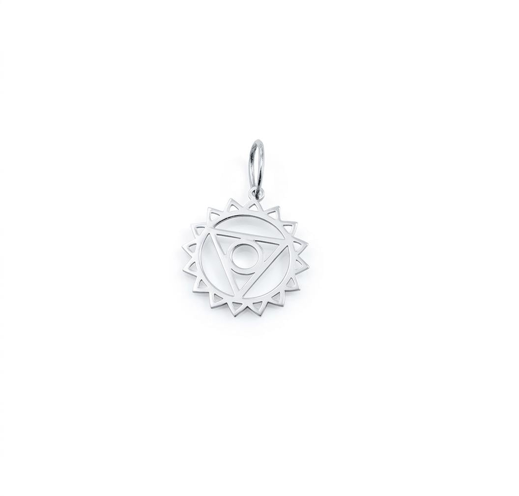 Кулон серебряный Maxi Silver 9632 Горловая чакра вишудха (89632)