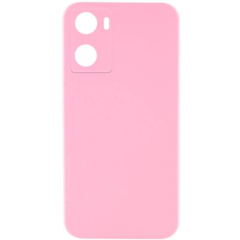 Противоударный чехол Silicone Cover Lakshmi Full Camera (AAA) для Oppo A57s / A77s Розовый / Light pink