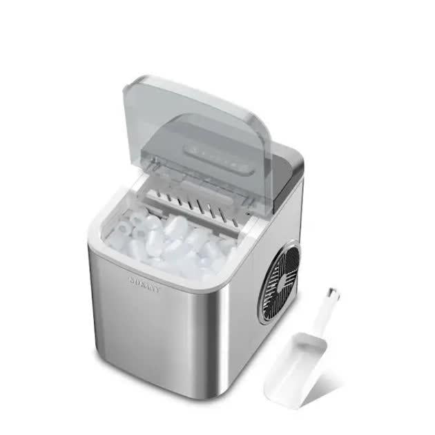 Льодогенератор автоматичний ізотермічний SOKANY SK-03047 для виробництва та зберігання льоду Сталевий (29196691)