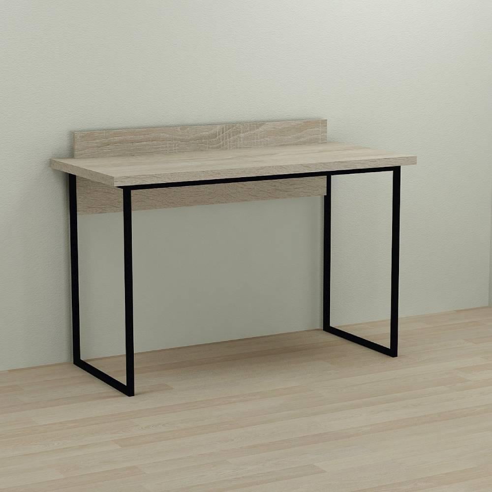 Компьютерный стол Ferrum-decor Скай ДСП 32 мм 75x120x60 см Черный/Дуб Сонома (FRD-103627)