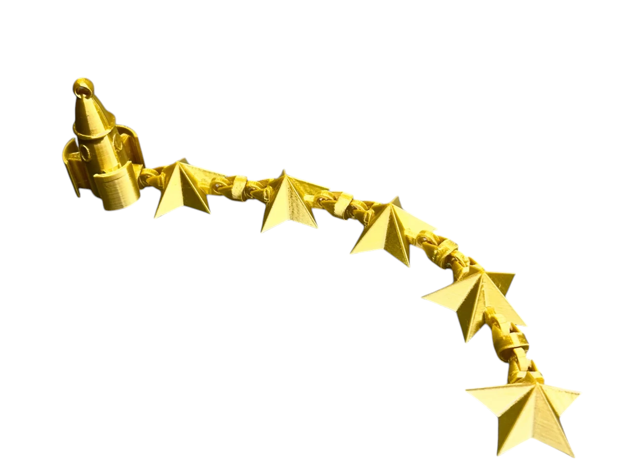 Новогодняя фигурка Articulated Rocket New Year Ракета подвижная 3D-печать