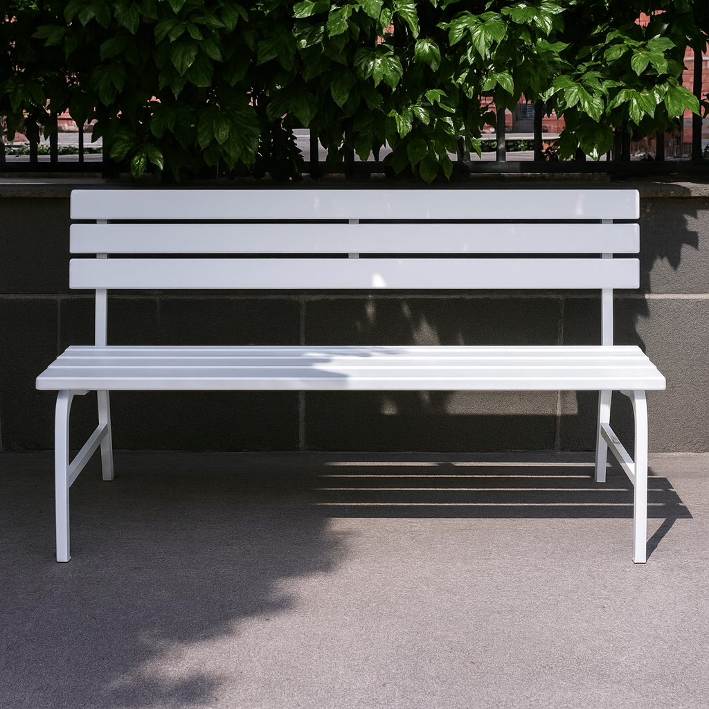 Лавка пластикова ТОБІ ШО для дачі/саду та парку 1504х822х707 мм Білий - фото 5 Лавка пластикова ТОБІ ШО для дачі/саду та парку 1504х822х707 мм Білий - фото 5