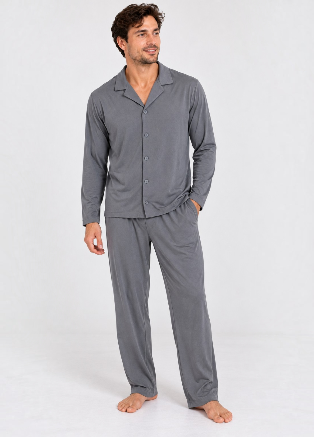 Пижама мужская PRIMARK Pyjamas Mens Long Pajamas XL Темно-серый (269)