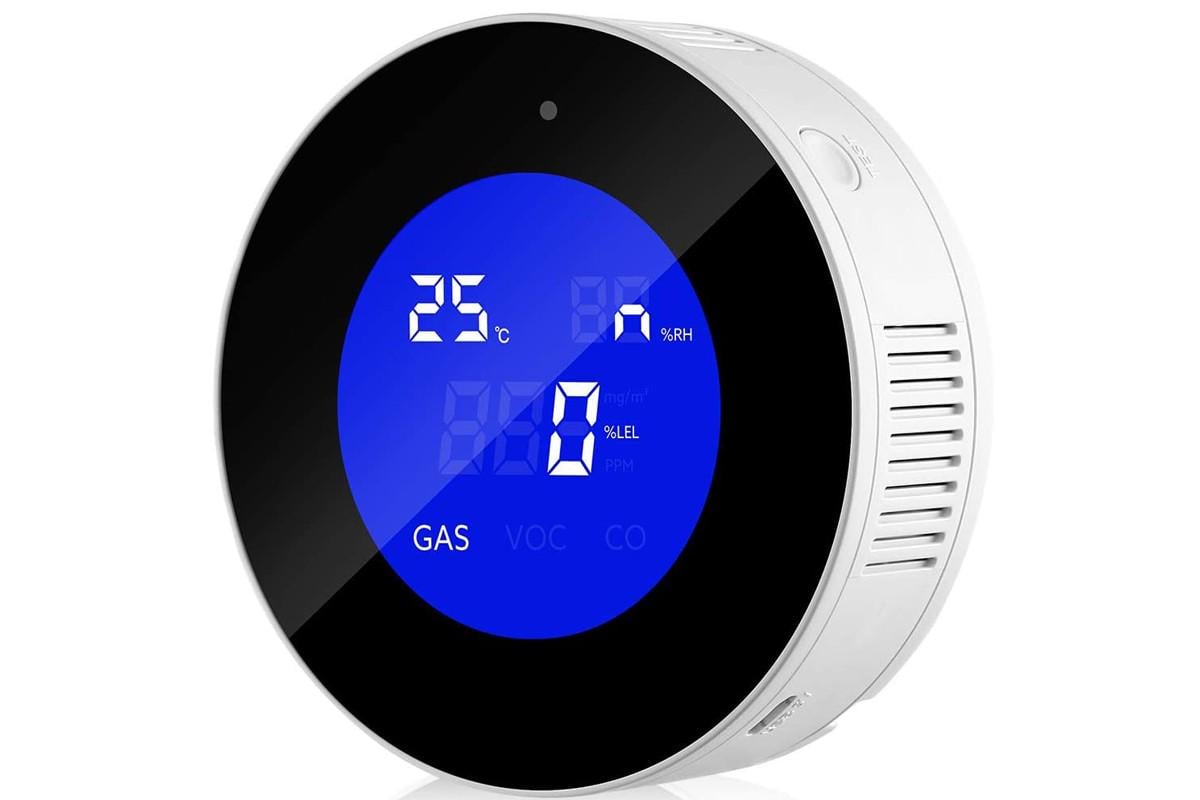 Датчик витоку природного газу з сиреною і WiFi Tuya Gas Alarm Sensor