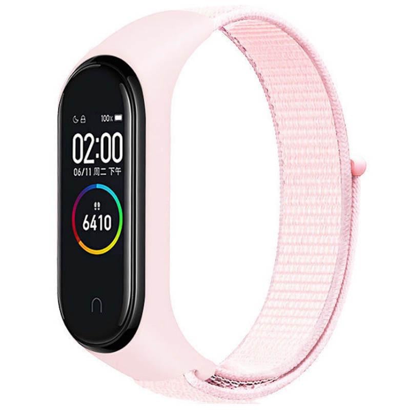 Ремінець Nylon New для Xiaomi Mi Band 3/4/5/6/7 Pearl Powder (00000077678_14)