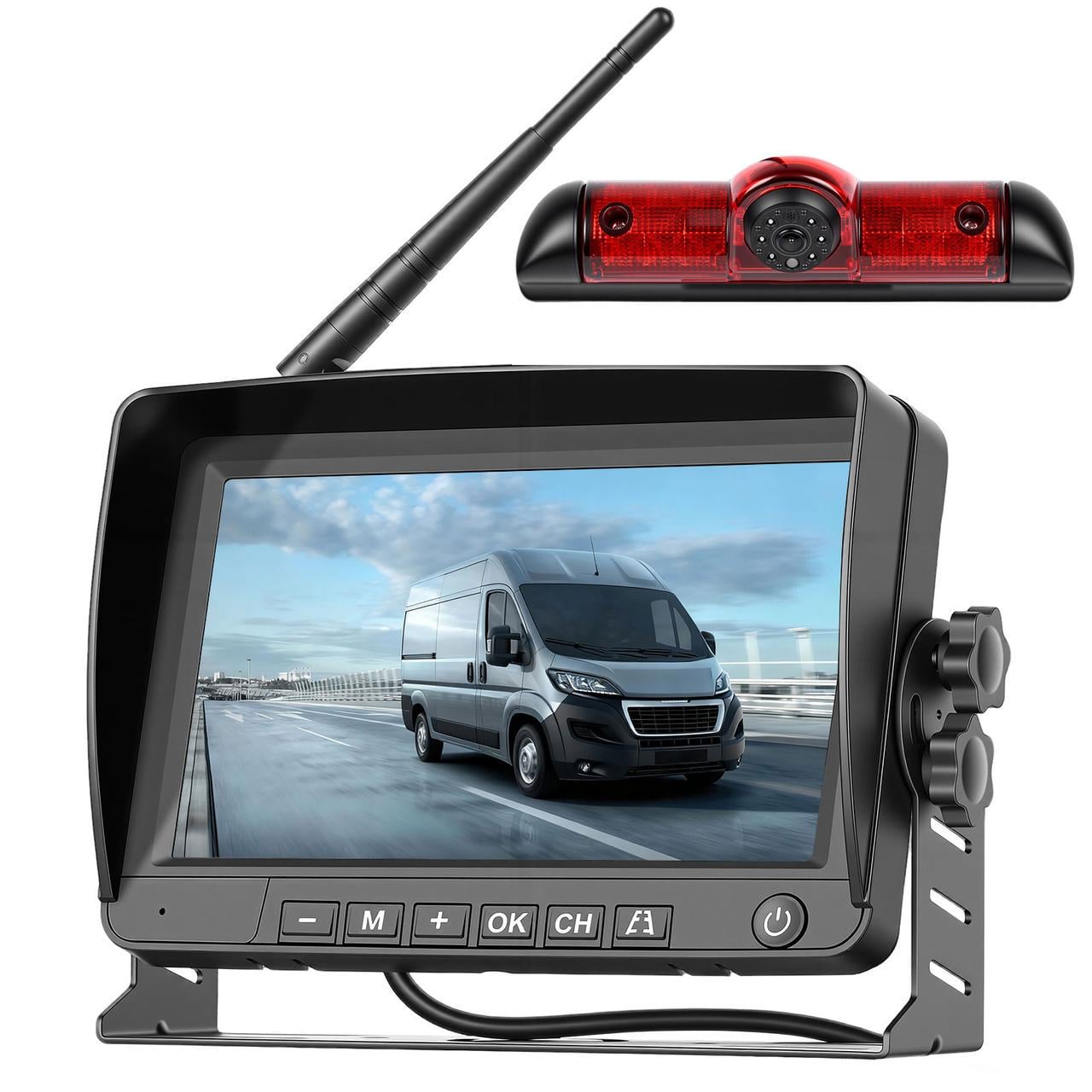 Монитор беспроводной с камерой заднего вида Podofo A4500 для FIAT Ducato Peugeot Boxer Citroen Jumper 2006-2017