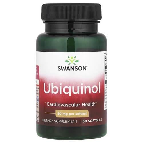 Убихинол Swanson Ubiquinol 50 мг 60 Softgels (SWV-02393) Убихинол Swanson Ubiquinol 50 мг 60 Softgels (SWV-02393)