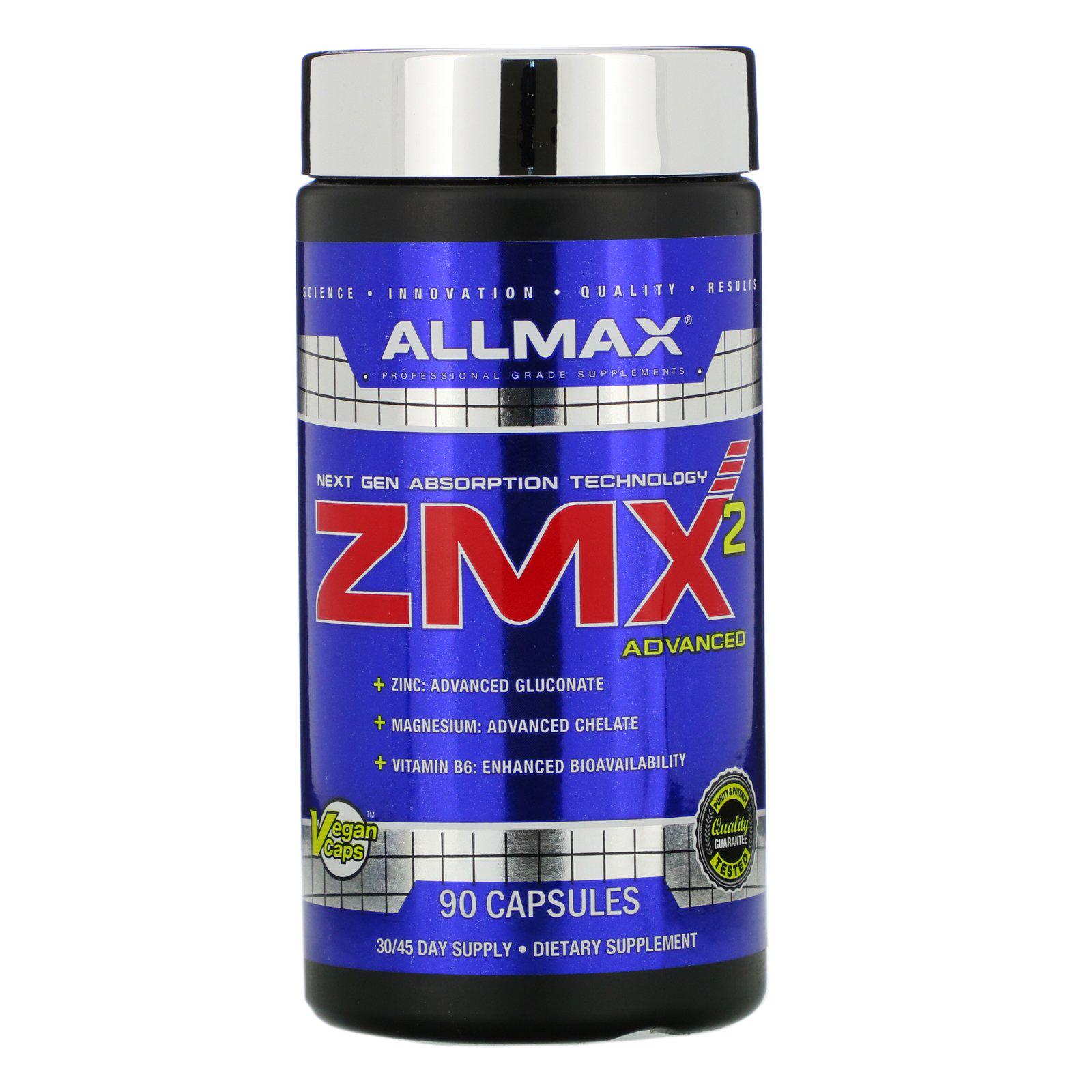 Комплекс витаминно/минеральный AllMax Nutrition ZMX2 90 капс. (00000022455)