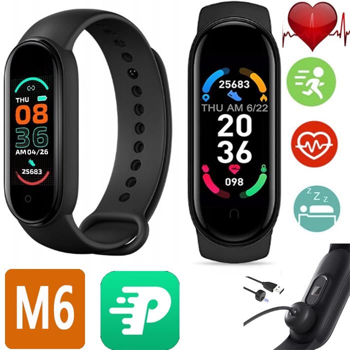 Фитнес браслет Smart Bracelet M6 (32265) - фото 5