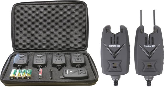 Набор сигнализаторов карповых Fishing ROI с пейджером в кейсе (515-4) - фото 2 Набор сигнализаторов карповых Fishing ROI с пейджером в кейсе (515-4) - фото 2