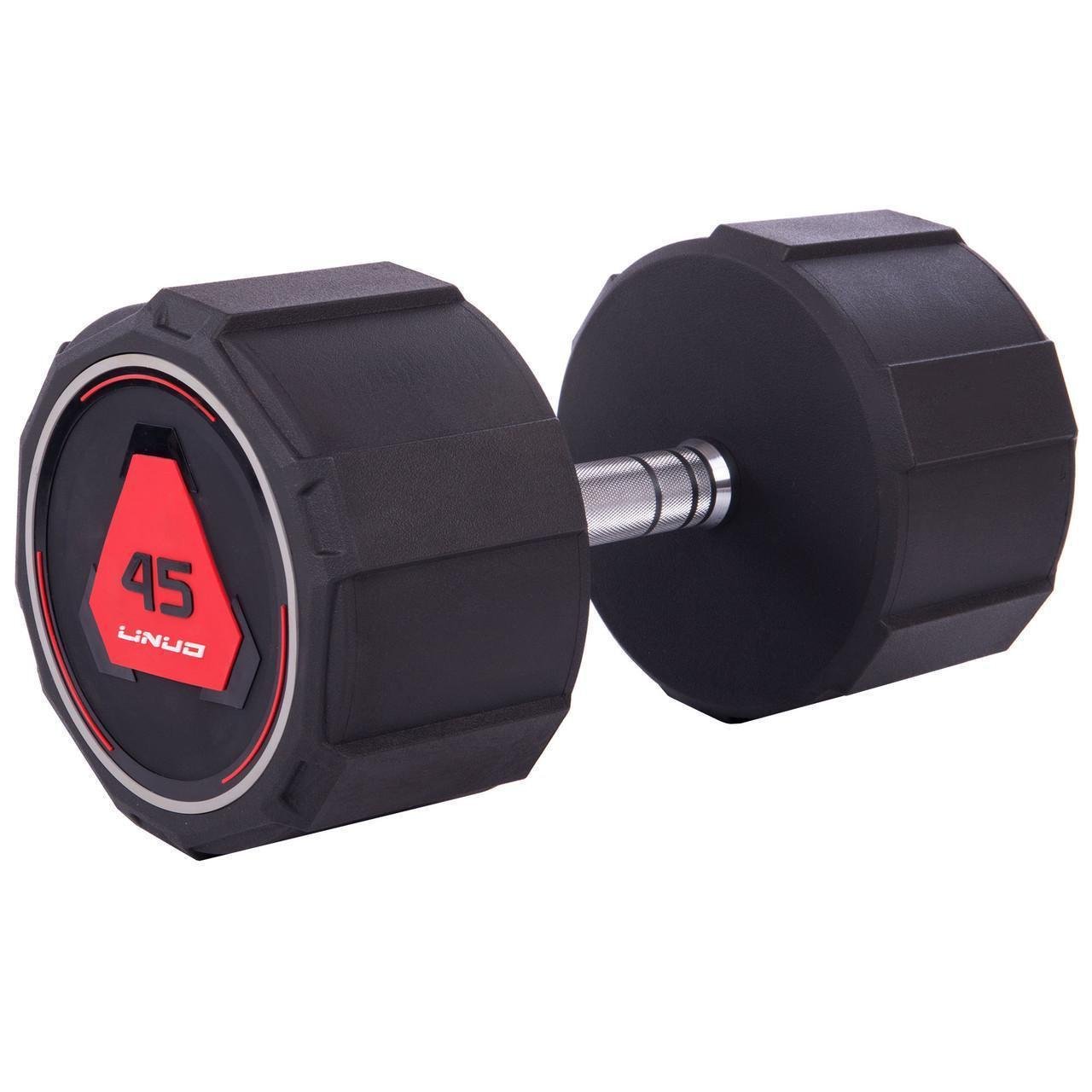 Гантель цельная LI NUO TA-3618-45 с полиуретановым покрытием 45 кг (2532854871)