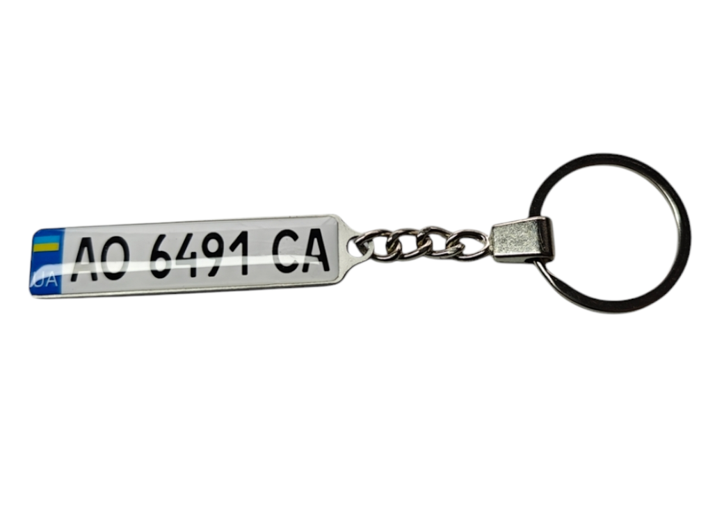 Брелок для автомобиля с государственным номером Ford двухсторонний (2435395797)