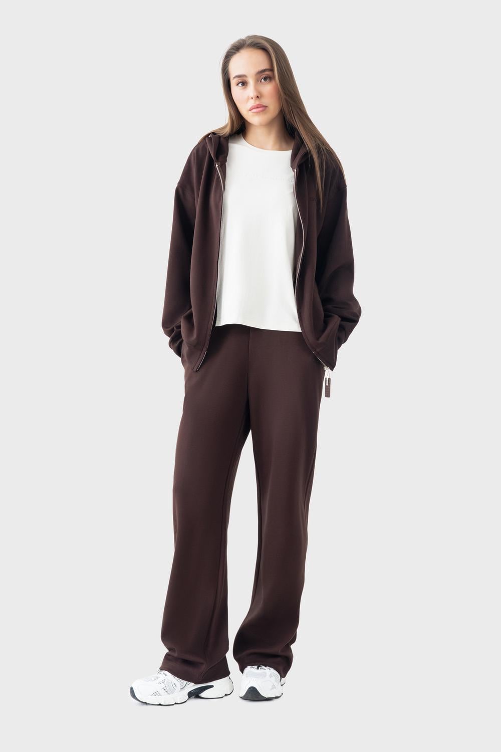 Спортивний костюм AVECS з трикотажу Double Face 2XL Коричневий (50611/42-2XL)