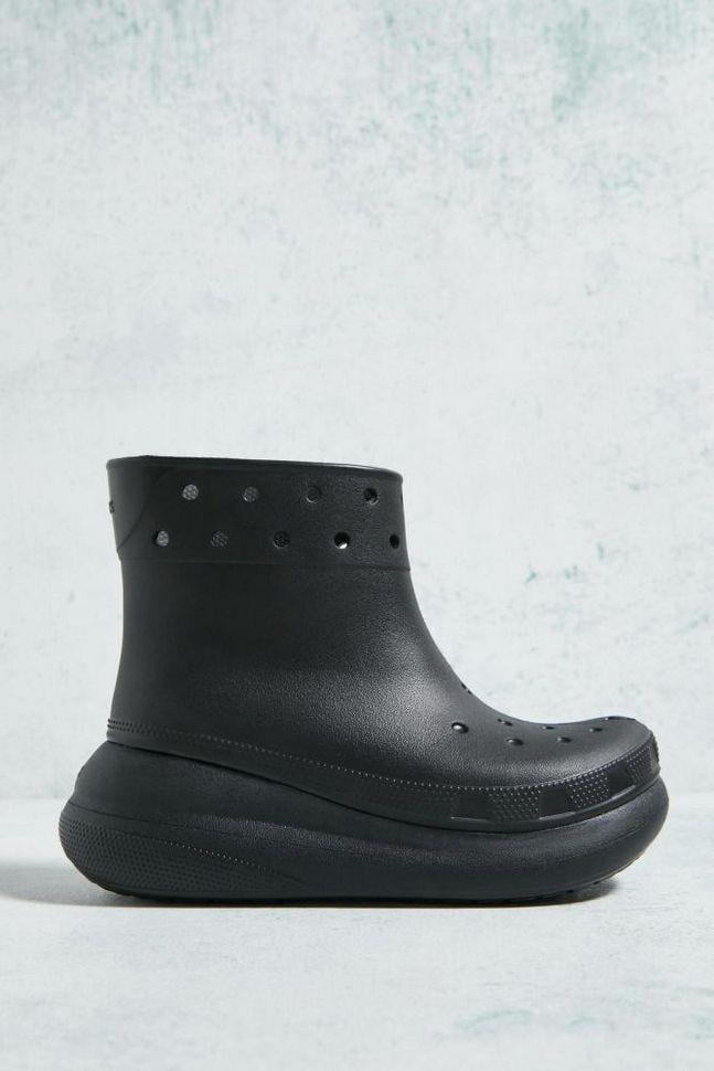 Чоботи гумові жіночі crocs crush rain boot 40 Black (26585972) - фото 3