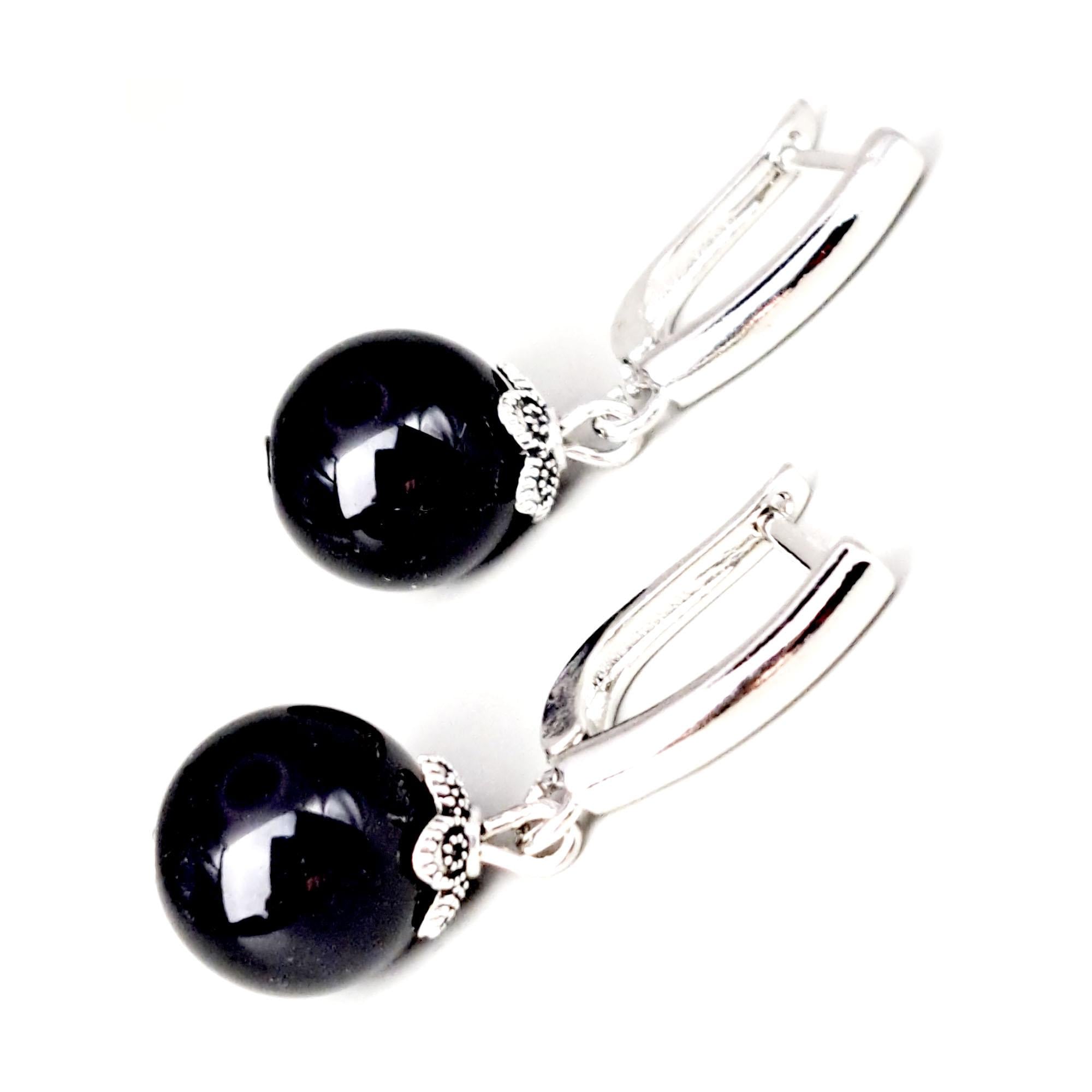 Серьги DARSANA Капля из натурального камня агат (DRSU501961)