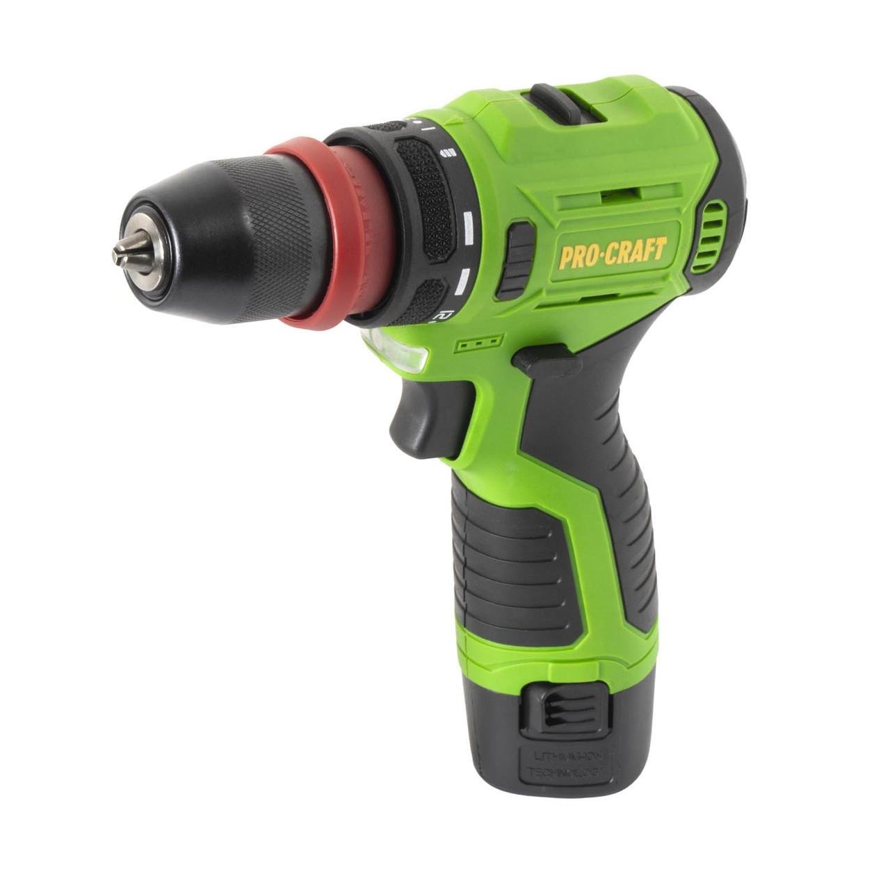 Аккумуляторный шуруповерт Procraft PA12Pro DFR 2 АКБ и ЗУ