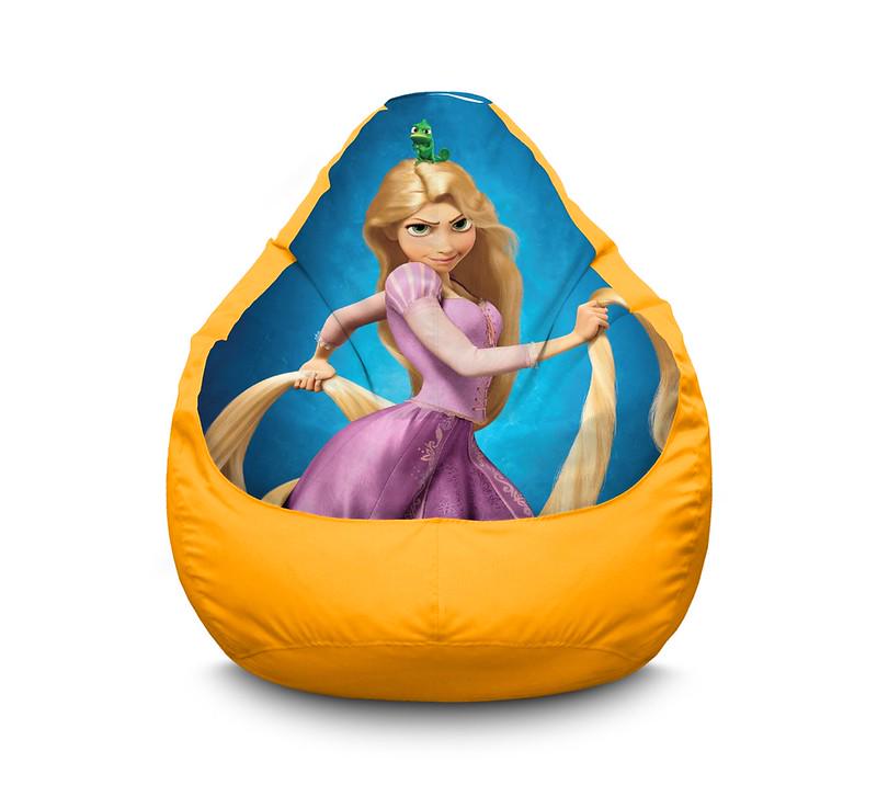 Крісло мішок Rapunzel and Pascal Оксфорд XXXL 100х135 см Жовтий Крісло мішок Rapunzel and Pascal Оксфорд XXXL 100х135 см Жовтий