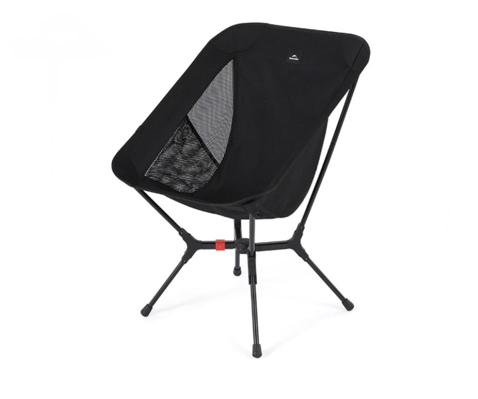Стілець Naturehike Yamami YL01 складний Х-рама до 180 кг Чорний (648299)