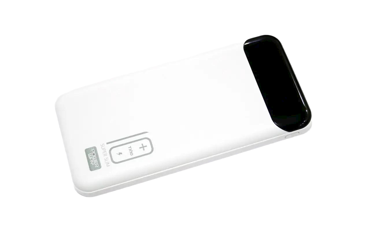Портативное зарядное устройство TX10 LCD 10000 mAh экран/2 USB выходы (17635) Портативное зарядное устройство TX10 LCD 10000 mAh экран/2 USB выходы (17635)