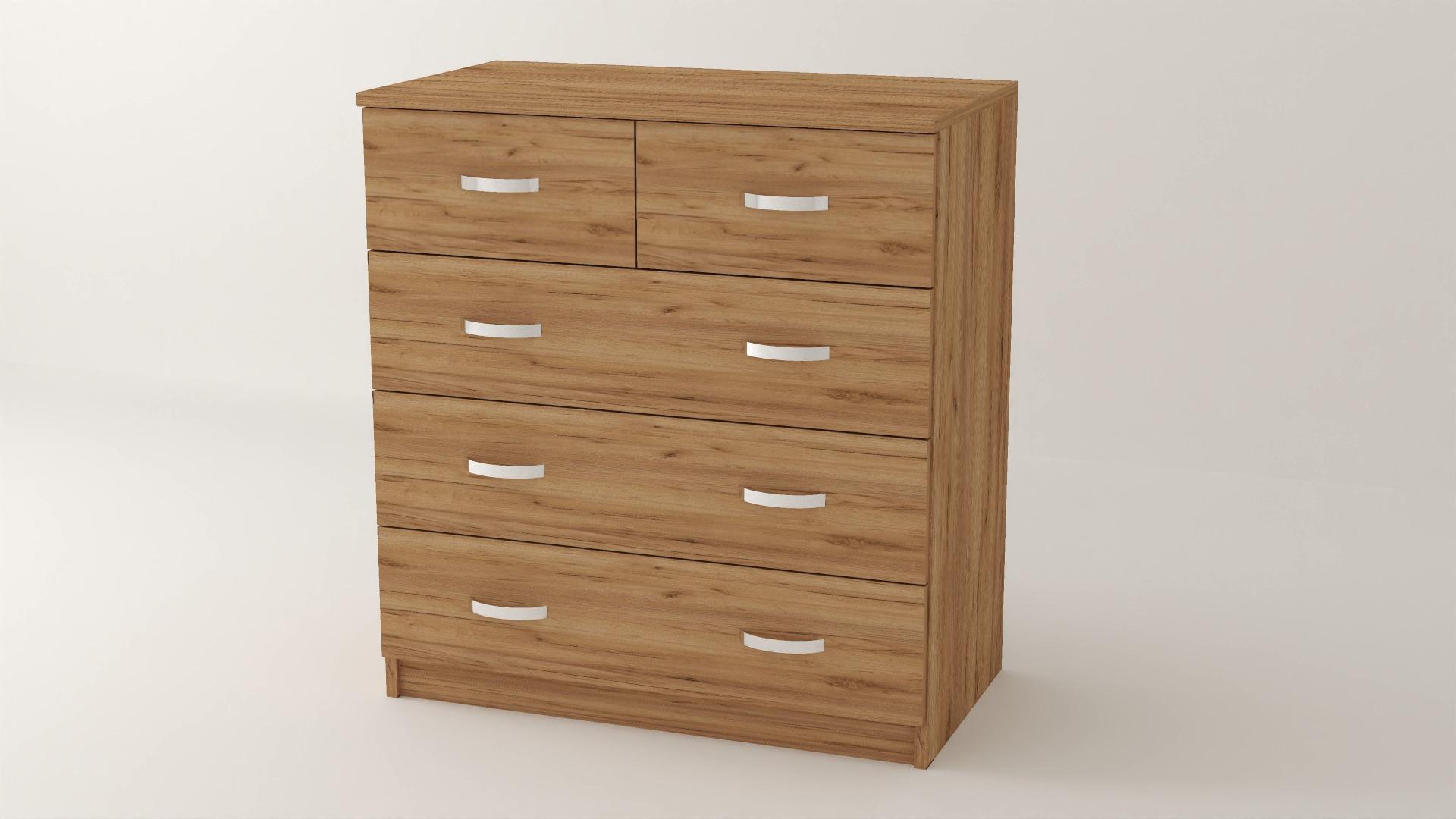 Комод Алекса ВК-33 110х50х90 см Дуб крафт золотой (61760) - фото 1 Комод Алекса ВК-33 110х50х90 см Дуб крафт золотой (61760) - фото 1