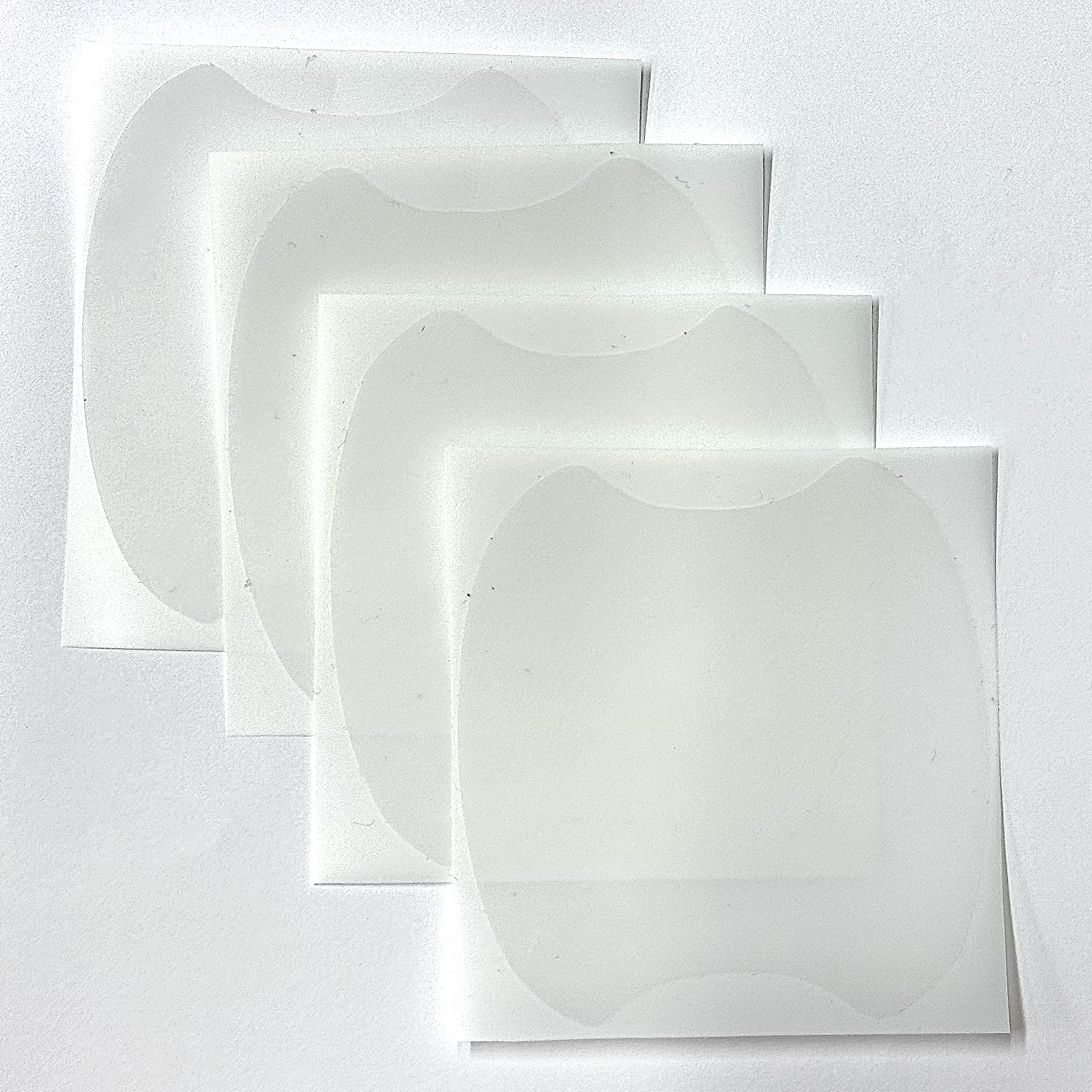 Набір наклейок захисник поліуретанових під ручки автомобіля Global PPF Gloss 4 шт. Прозорий (1019)