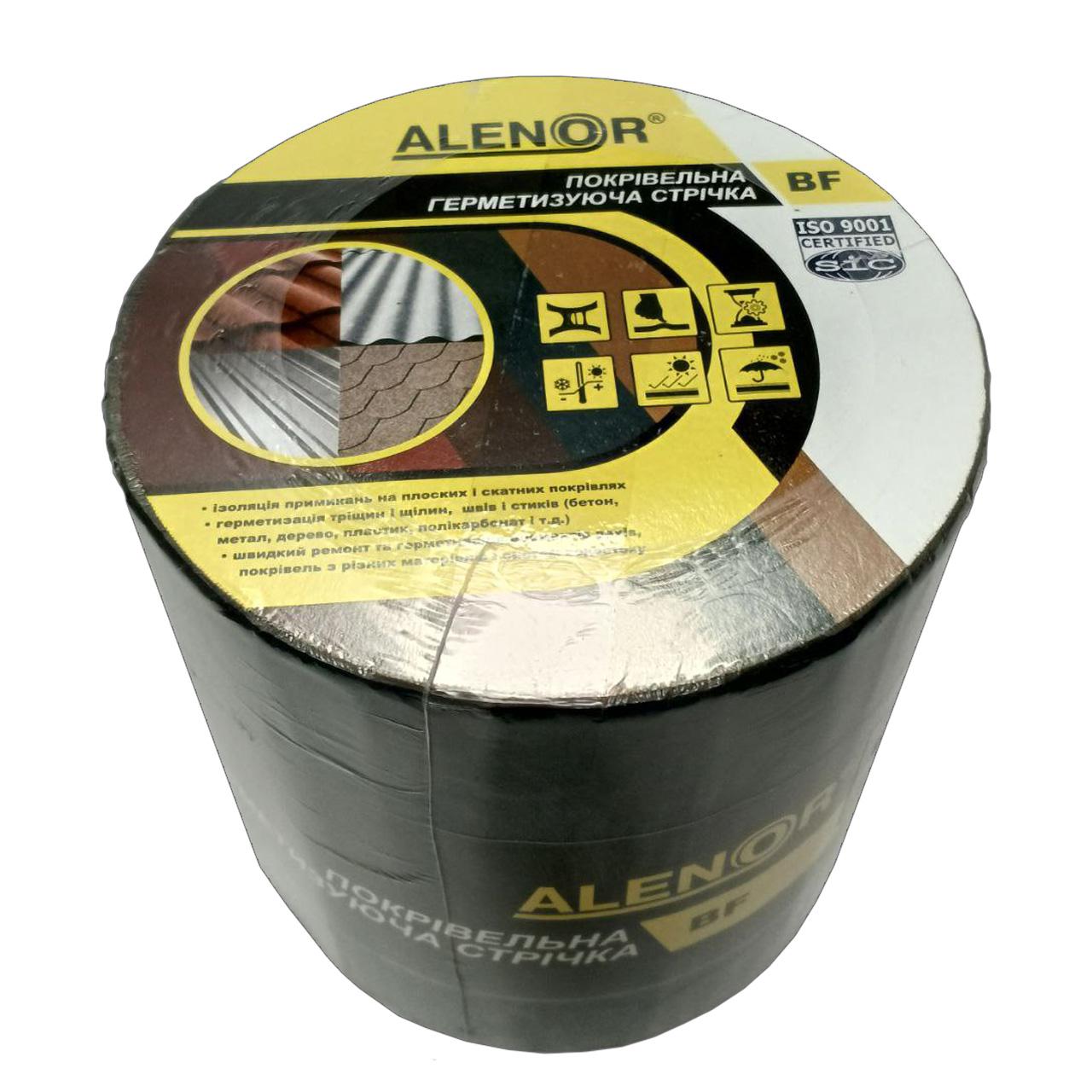 Лента кровельная ALENOR BF RAL 7024 герметизирующая 100 мм 10 м