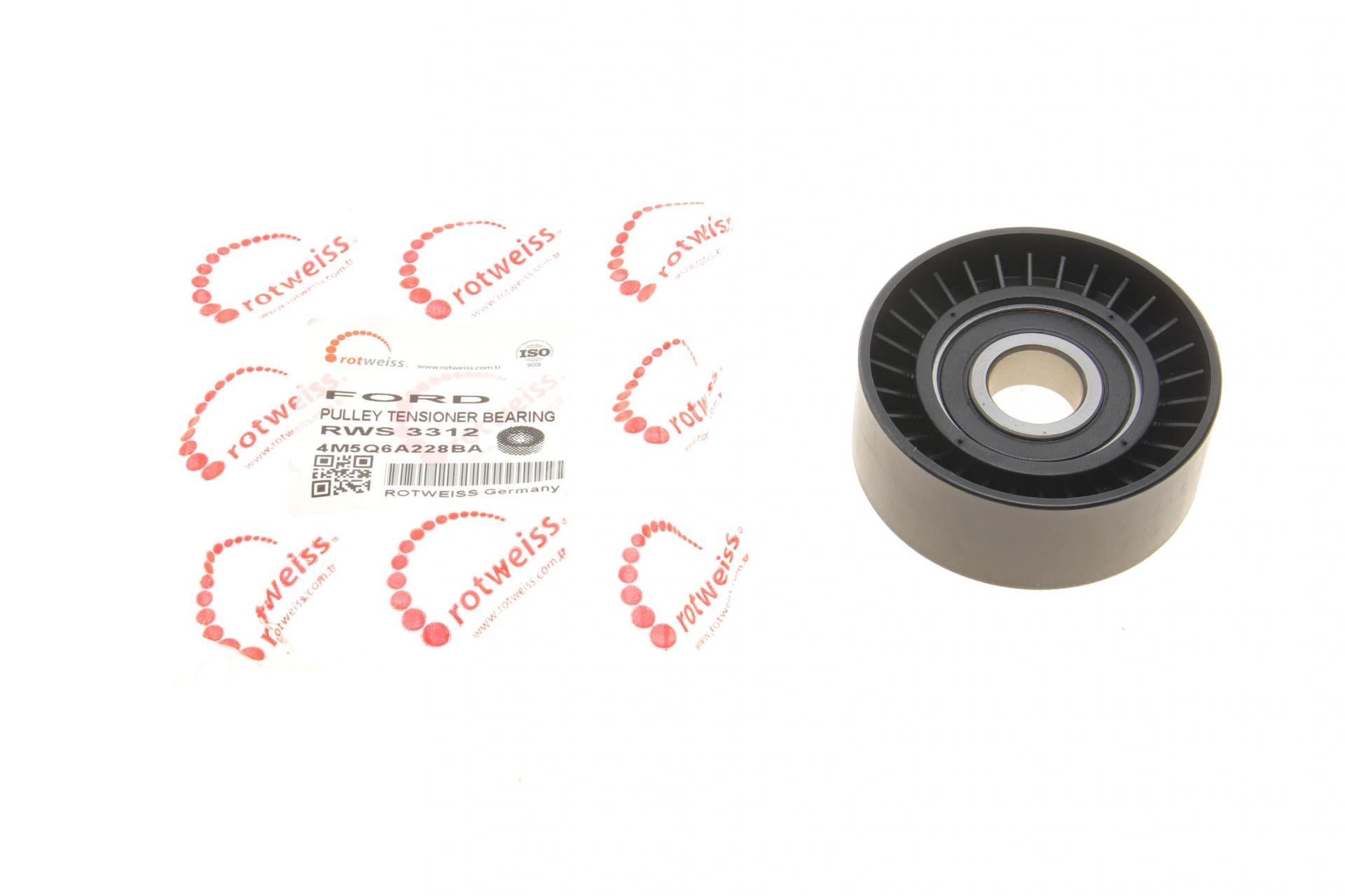 Ролик генератора натяжной ROTWEISS для Citroen/Peugeot/Ford 1.4HDi/1.6TDCi 01-65x26 мм (RWS3312)