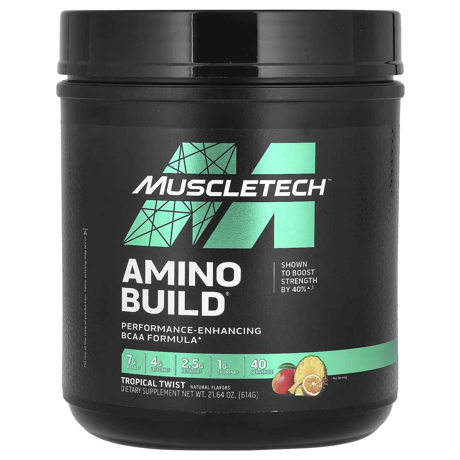 Аминокислоты MuscleTech Amino Build Fruit punch 40 порций