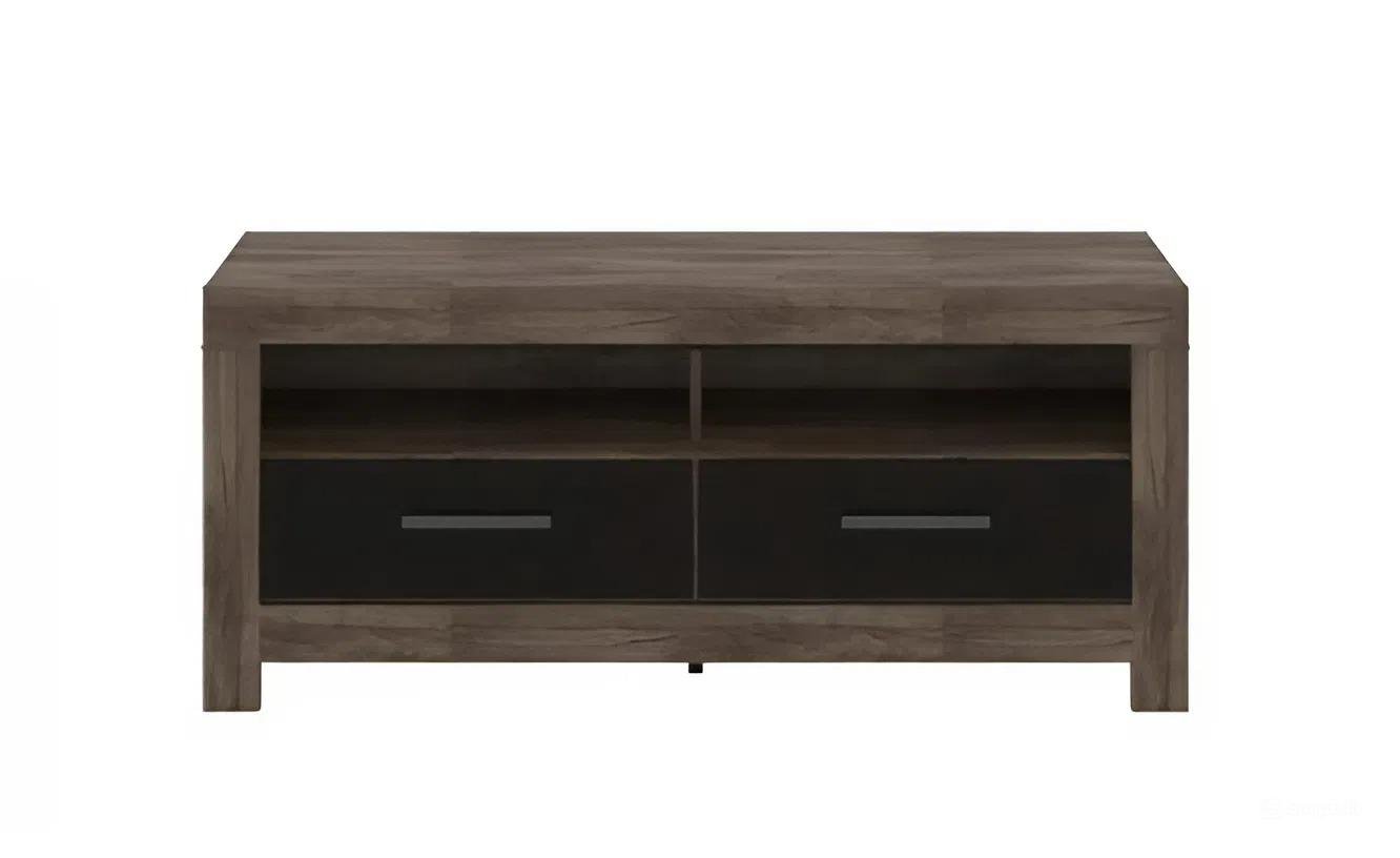 Тумба под телевизор Гербор Белен RTV2S Дуб Ансберг/Дуб болотный коричневый (GRB-1313)