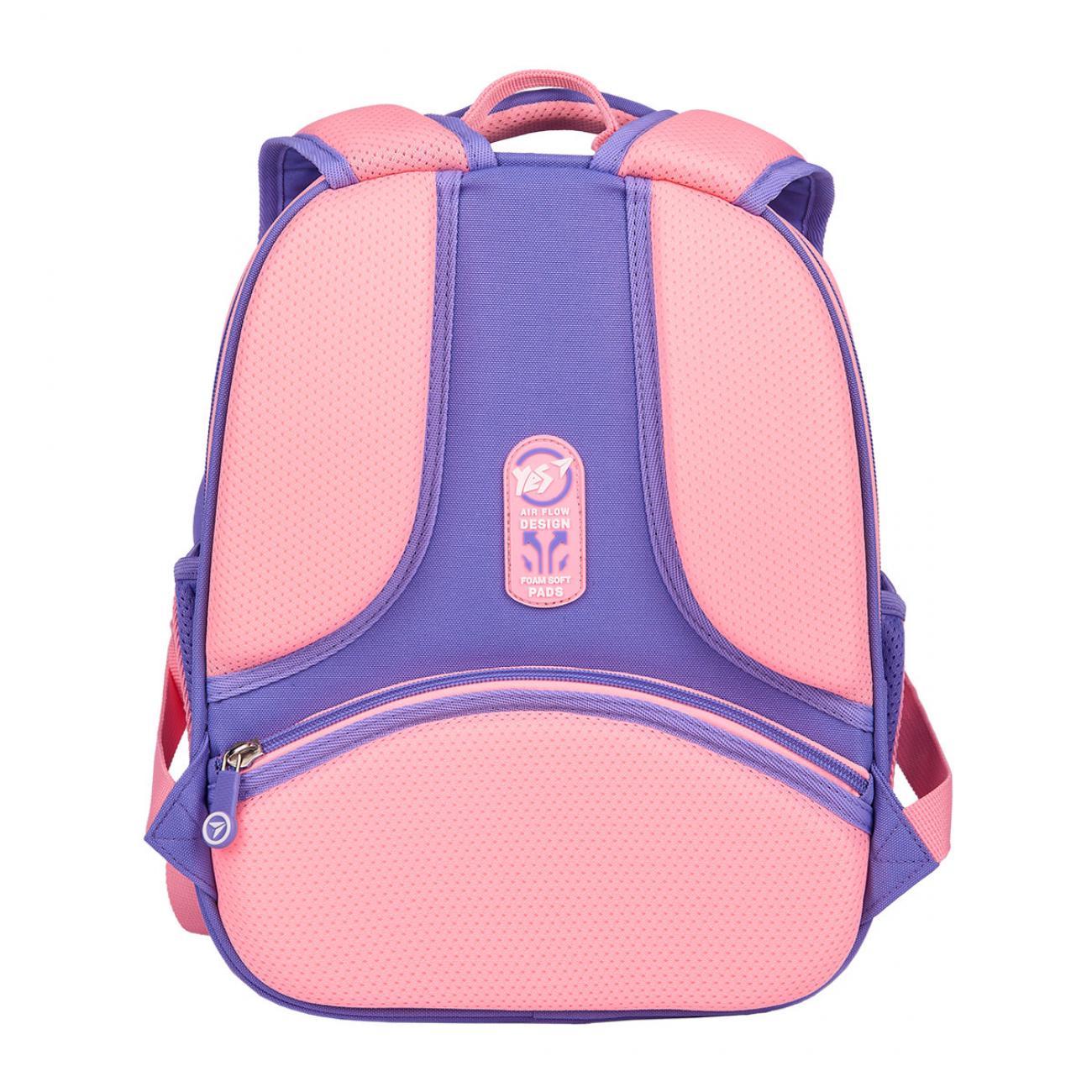 Школьный рюкзак каркасный с ортопедической спинкой YES Cute Bear H-100 (559842/995688) - фото 7