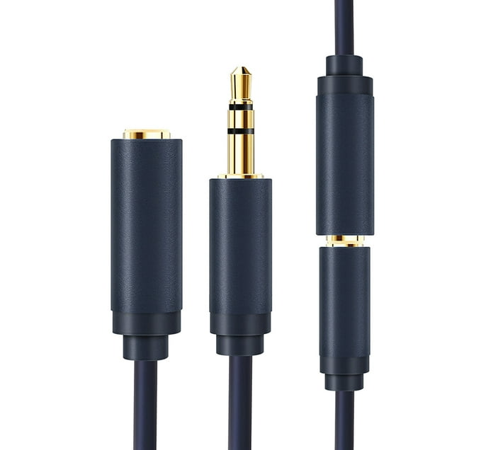 Кабель Cabletime Audio 3 pin 3,5 мм M 3,5 мм F 1,5 м Black (CF16J) - фото 2