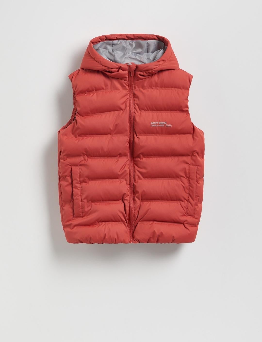 Жилет для хлопчика підлітковий стьобаний дутий Reserved 170 см Червоний (26021403F)