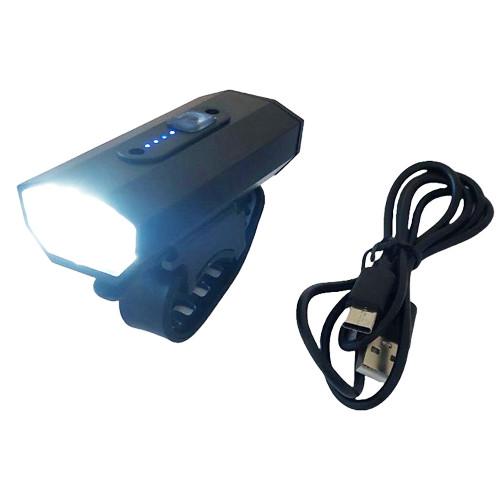 Велофонарь водонепроницаемый аккумуляторный Pro 2XPE Aluminum с индикацией заряда ЗУ micro USB (2290137223)