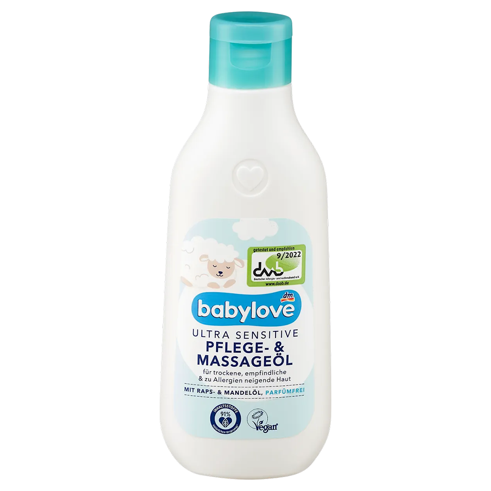 Масло массажное детское Babylove для ультрачувствительной кожи 250 мл (EPI-15102025-240)