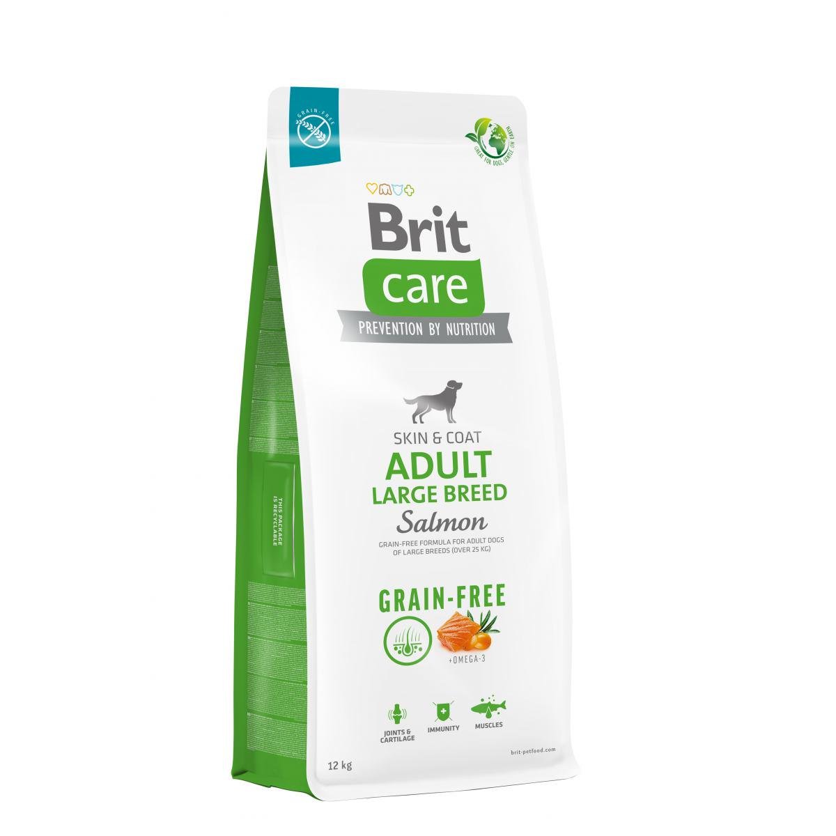 Корм сухой для собак Brit Care Dog Grain-free Large Breed с лососем 12 кг (172204)