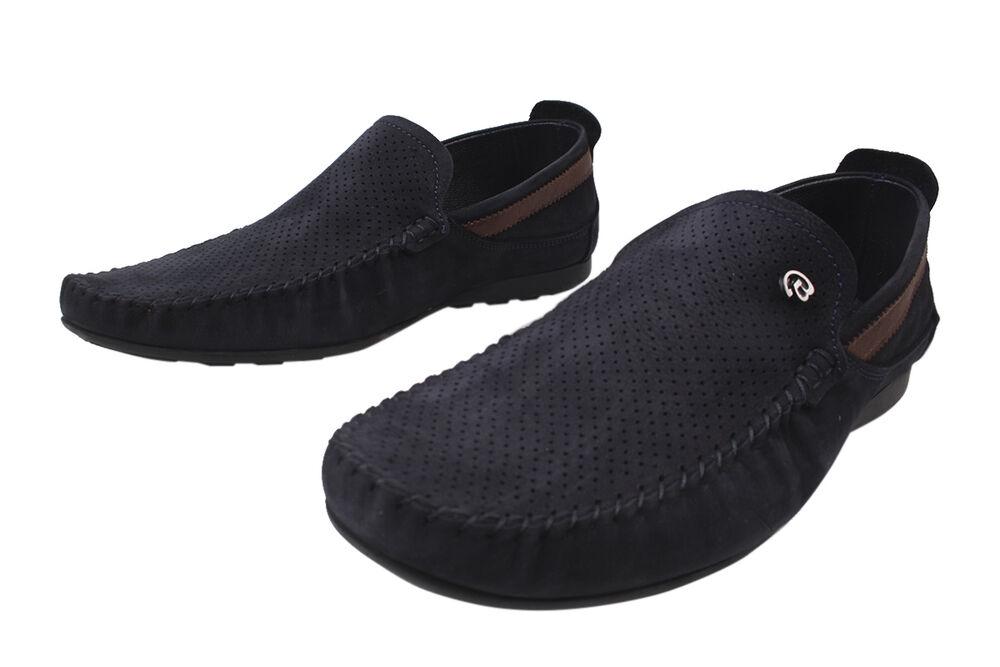 Мокасины мужские Max Step из нубука р. 42 Синий (22-20LTMP) - фото 5