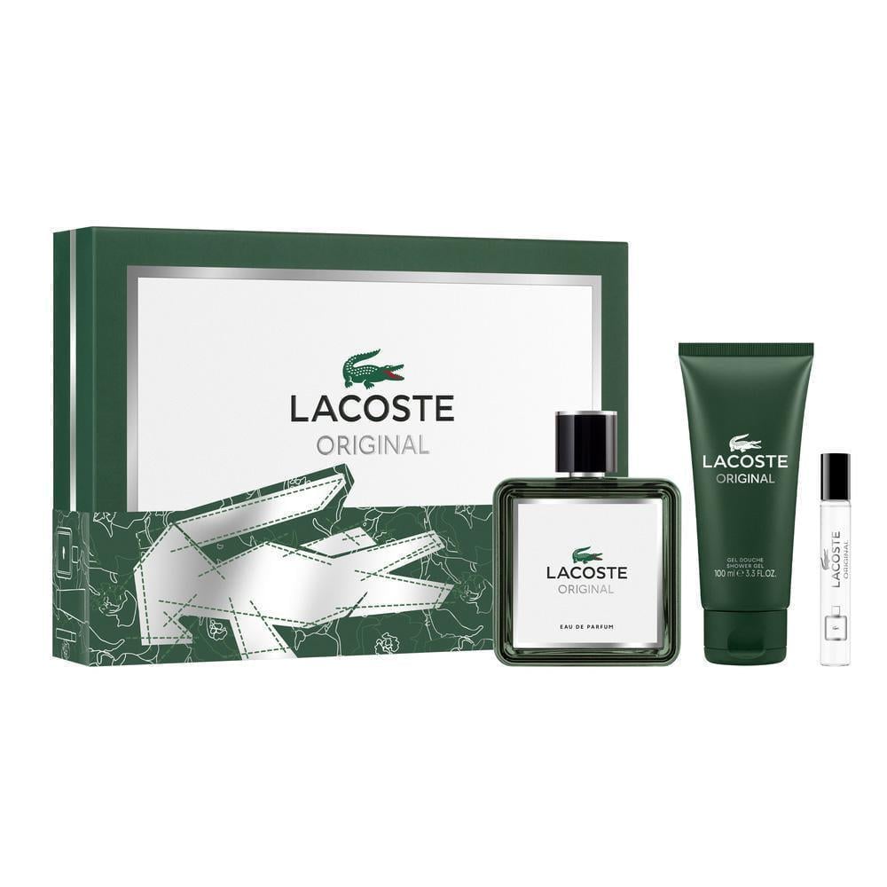 Подарочный набор для мужчин Lacoste Original edp 100 мл/edp 7,5 мл/гель для душа 100 мл (383025)