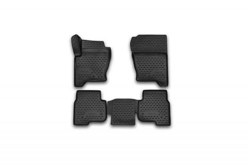 Килимки в салон Novline для Land Rover Discovery 4 2014- 4 шт. поліуретан (NLC.3D.28.09.210)